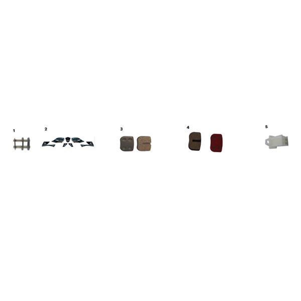 FunBikes Excite 50cc Mini Quad Sticker Set Black 