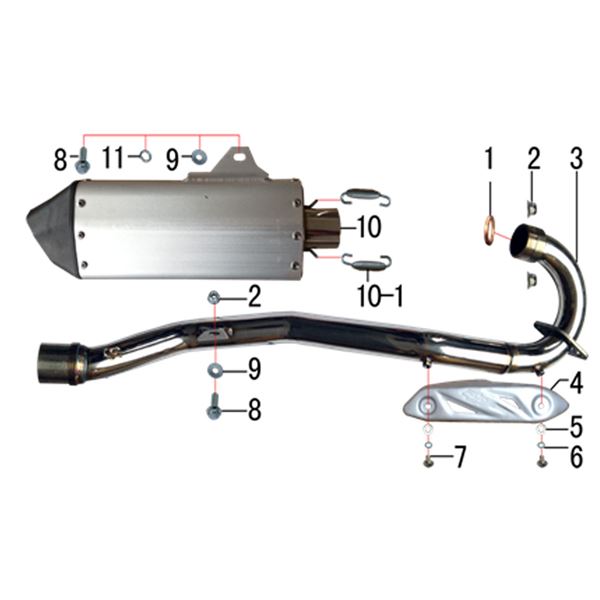 M2R M1 250cc Dirt Bike Heat Shield Washer