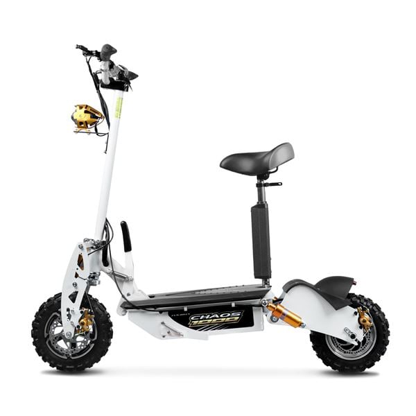 Chaos 1000w 48v SLA Hub Drive White Off Road Electric Scooter