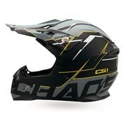 Chaos CS-1 Kids Motocross Crash Helmet Nardo Grey 