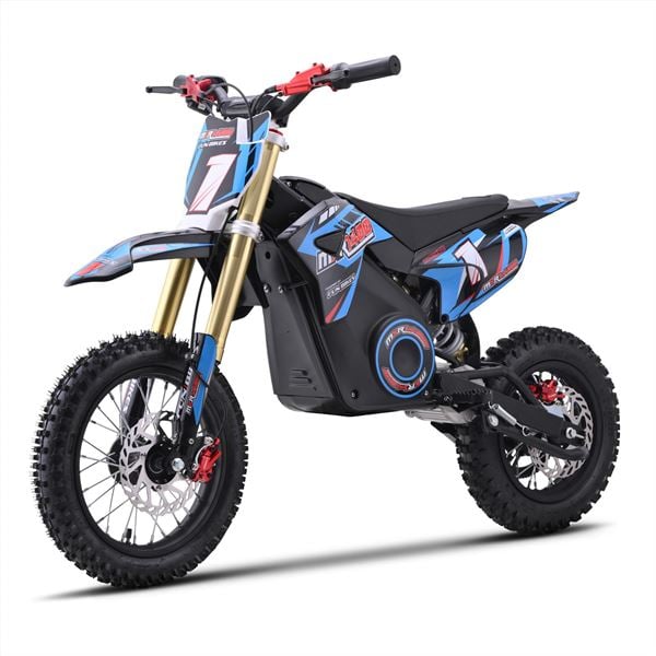 FunBikes MXR 1300w 48v Lithium Electric Motorbike 12/10 65cm Blue Kids Dirt Bike