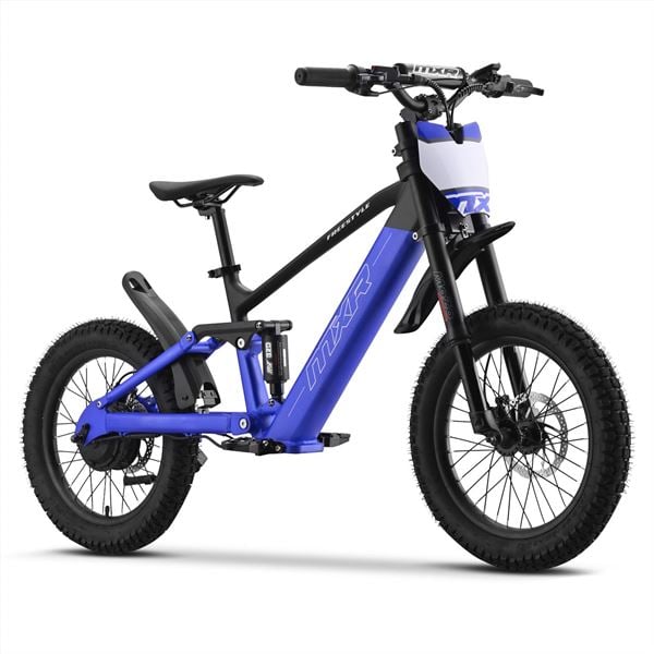 FunBikes MXR Freestyle 18" 350w 36v Li 18/18 Blue Electric MX Bike