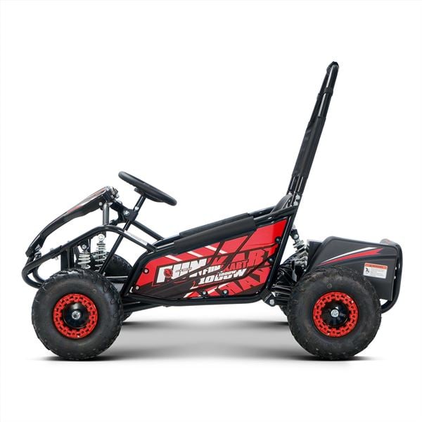 FunBikes Funkart Pro 1000w 48v 12ah SLA Red Kids Electric Go Kart