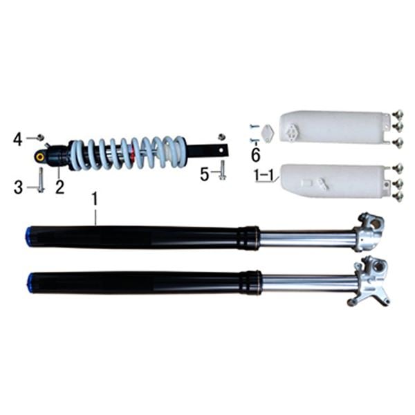 M2R M1 250cc Dirt Bike Rear Shock Absorber Bottom Bolt
