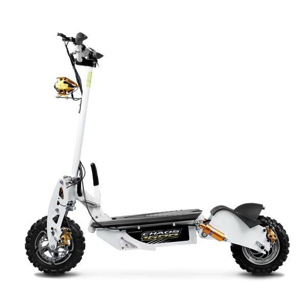 Chaos 1600w 48v SLA Hub Drive White Off Road Electric Scooter