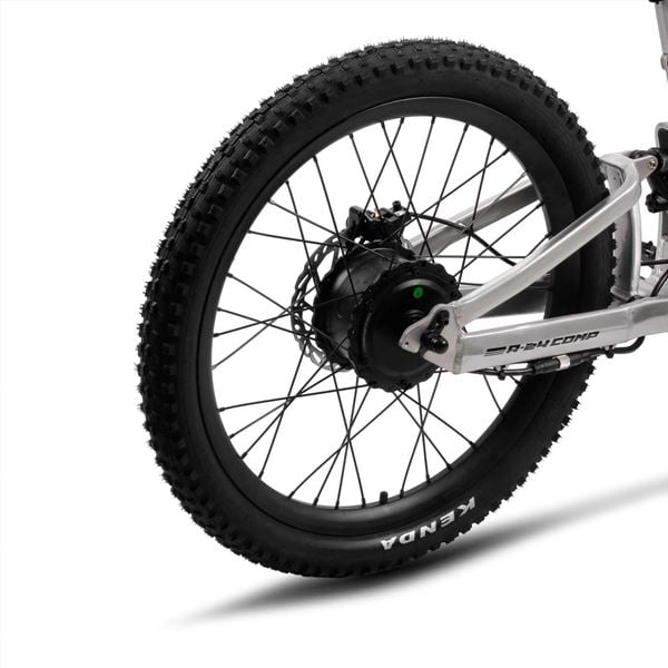 Amped A24 Comp 1500w 48v 10ah Li 24/24 Silver MX Electric Balance Bike
