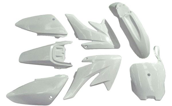 Pit Bike CRF70 Plastics White