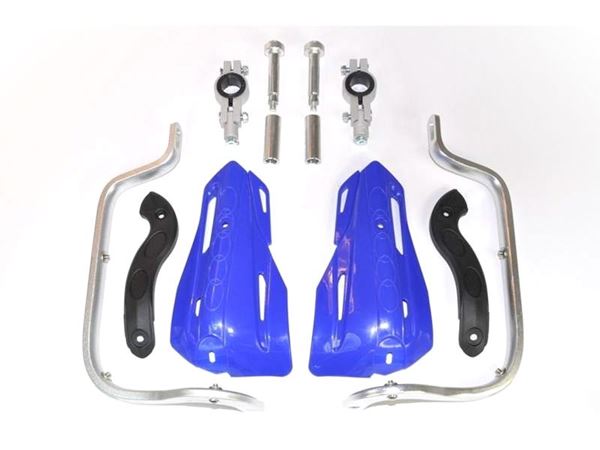 Pit Bike Reinforced Hand Guards Blue