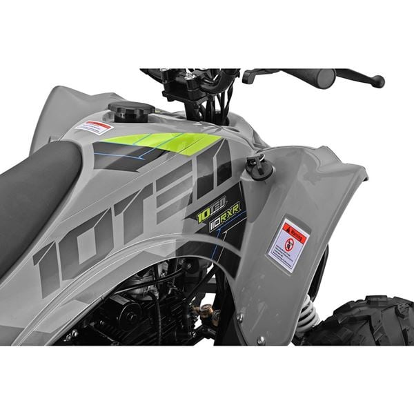 10Ten RXR 110cc Black Red Junior Petrol Quad Bike