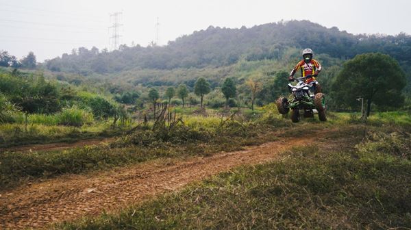 FunBikes Xtrax 125cc Red Junior Petrol Quad Bike