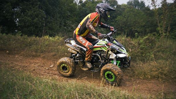 FunBikes Xtrax 125cc Red Junior Petrol Quad Bike