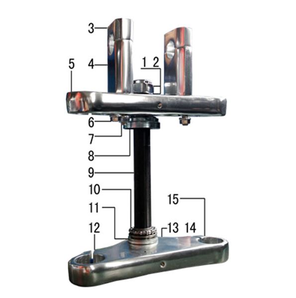 M2R KX110F Pit Bike Lower Fork Triple Clamp