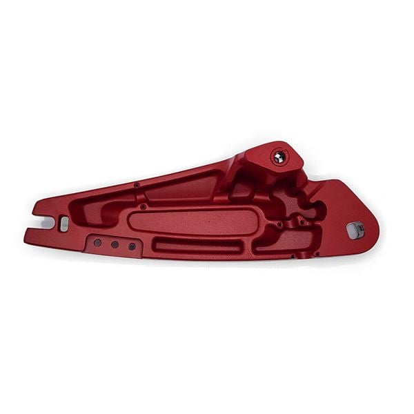 ZERO 11X 72v 3200w Electric Scooter LHS  Rear Red Suspension Arm