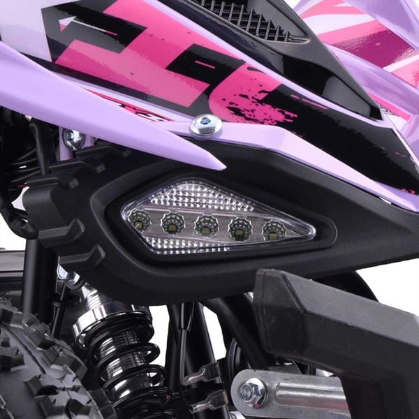 FunBikes Toxic 800w Black/Pink Kids Electric Mini Quad Bike V2