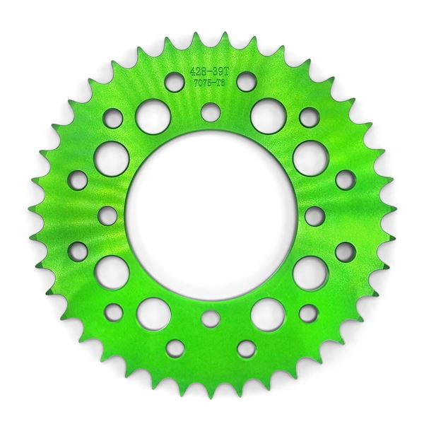 Pit Bike Green CNC Rear Sprocket 39T 428P