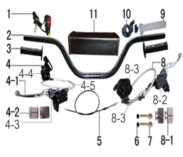 M2R 50R Throttle Cable