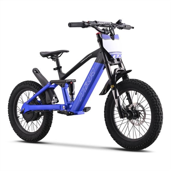 FunBikes MXR Freestyle 18" 500w 36v Li 18/18 Blue Electric MX Bike
