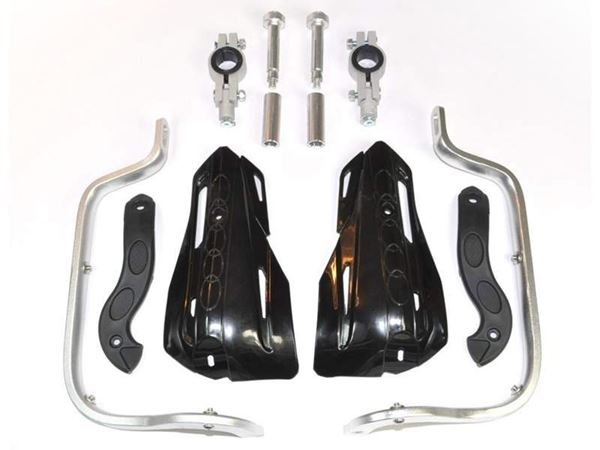 Pit Bike Reinforced Hand Guards Black