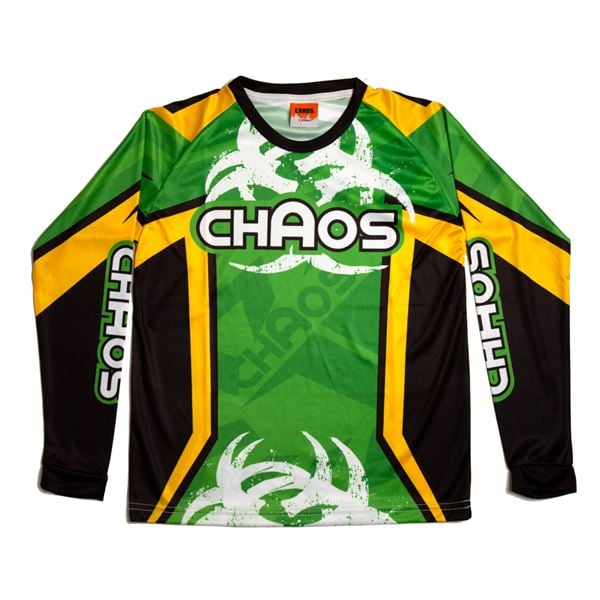 Chaos Kids Off Road Motocross Shirt Green