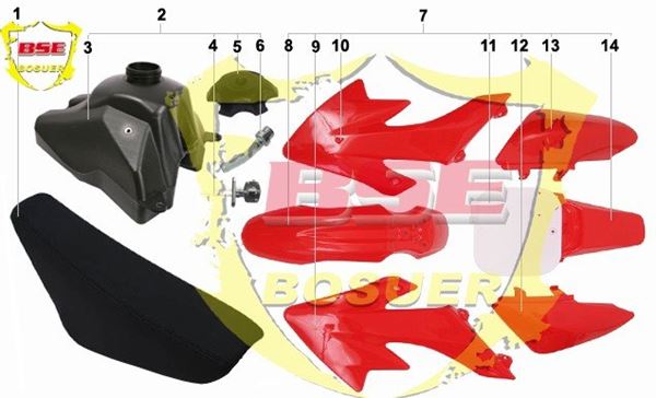 M2R KX110F Pit Bike Fuel Tap