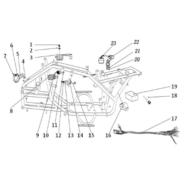 FunBikes Xtrax 125cc Quad Bike Starter Relay