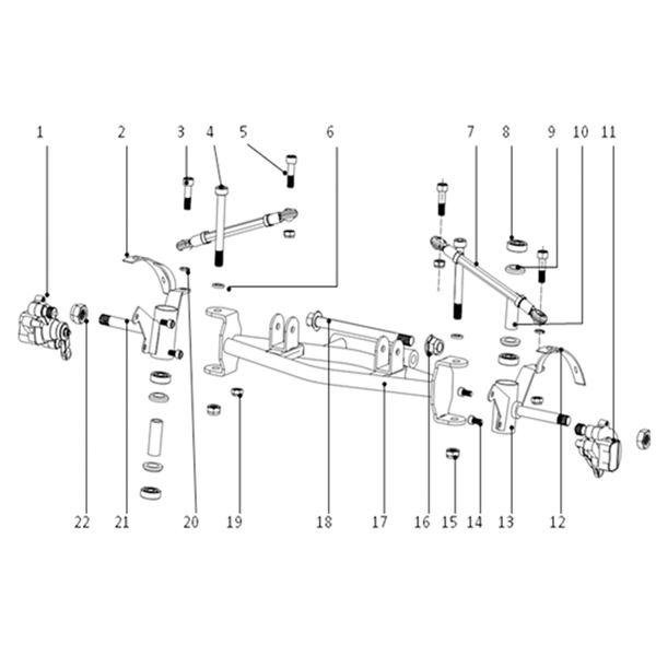 Funbikes Toxic Electric Mini Quad Version 2 Tie Rod Rubber Washer