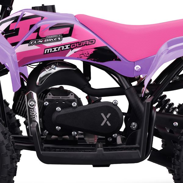 FunBikes Toxic 50cc Pink Kids Petrol Mini Quad Bike