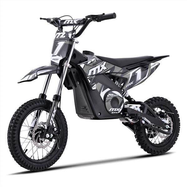 FunBikes MX1000w Grey Kids Electric Dirt Bike