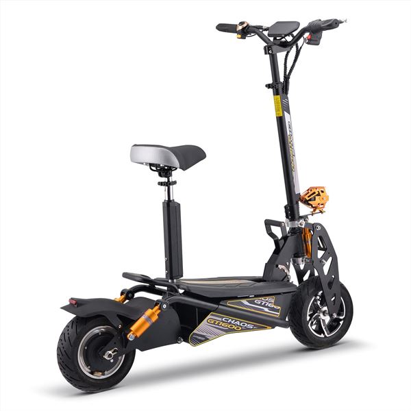 Chaos GT1600 48v 1600w Hub Drive Black Adult Electric Scooter