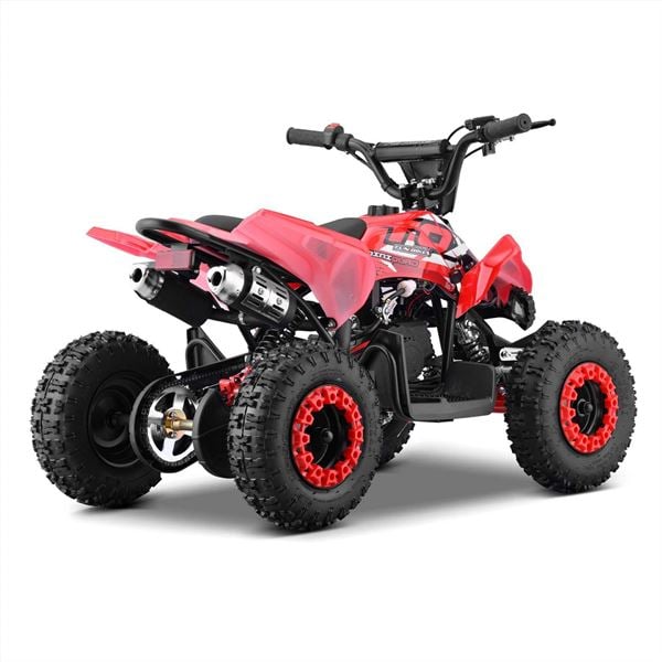 FunBikes Toxic 50cc Red Kids Petrol Mini Quad Bike