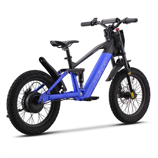 FunBikes MXR Freestyle 18" 500w 36v Li 18/18 Blue Electric MX Bike