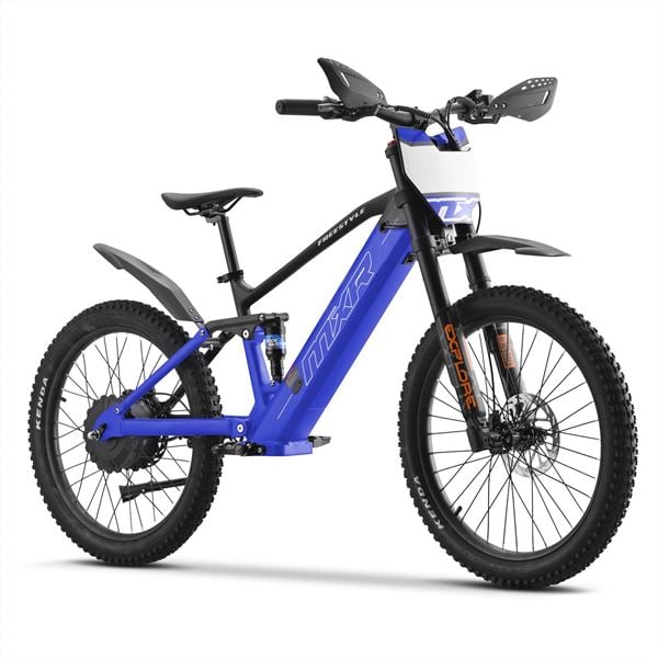 MXR Freestyle 24" 1500w 48v Li 24/24 Blue MX Electric Balance Bike