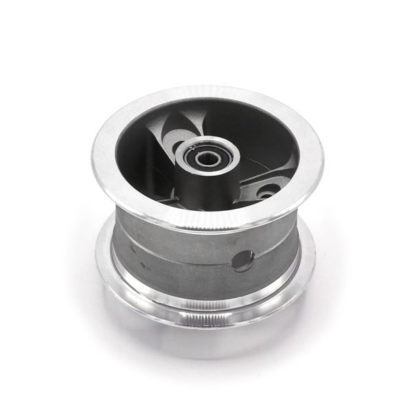 Powerboard Scooter Front 4" 3 Spoke Silver Rim