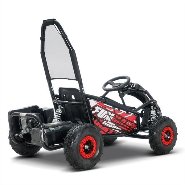 FunBikes Funkart Pro 1000w 48v 12ah SLA Red Kids Electric Go Kart