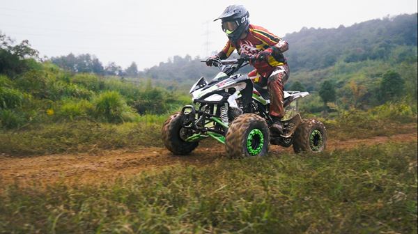 FunBikes Xtrax 125cc Blue Junior Petrol Quad Bike