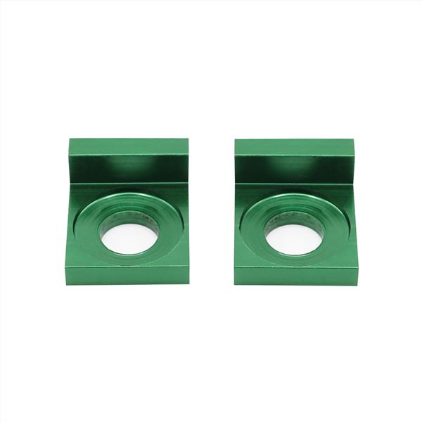 M2R KXF125 Pit Bike Green Alloy Chain Adjuster