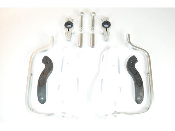Pit Bike Reinforced Hand Guards White