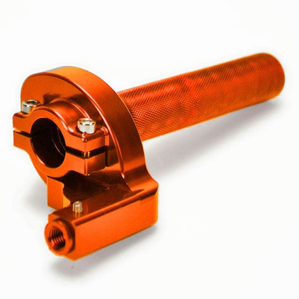 CNC Quick Action Throttle Orange
