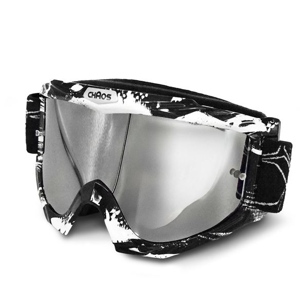 Chaos Kids MX Goggles Black/White
