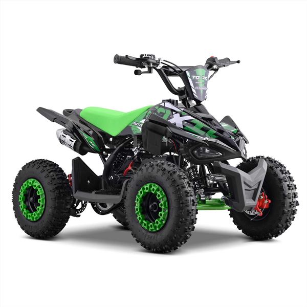 FunBikes Toxic 50cc Green Kids Petrol Mini Quad Bike