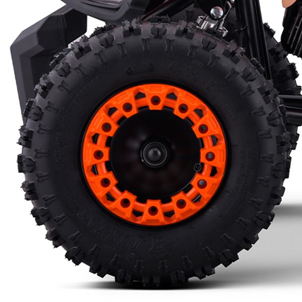 FunBikes Toxic 50cc Orange Kids Mini Petrol Quad Bike