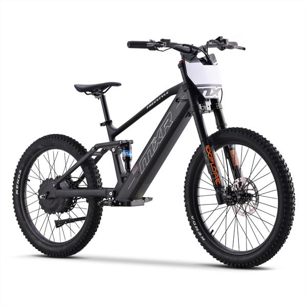 MXR Freestyle 24" 1500w 48v Li 24/24 Black MX Electric Balance Bike