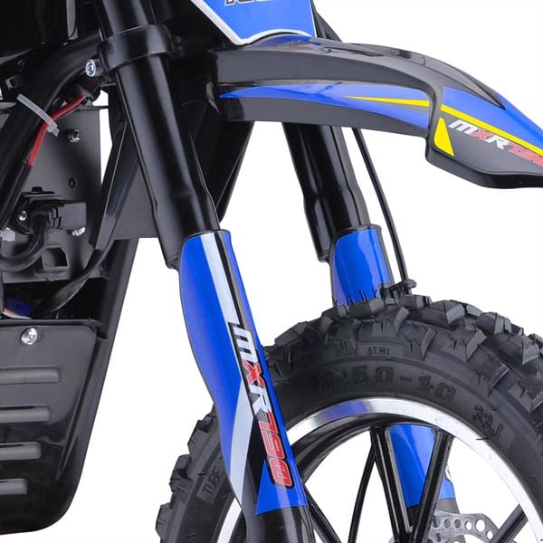 FunBikes MXR 790w Lithium Electric Motorbike 61cm Blue/Black Kids Dirt Bike