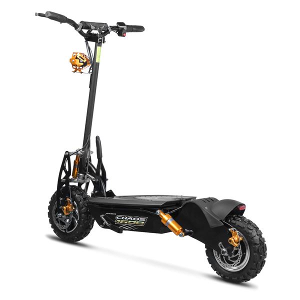 Chaos 1600w 48v SLA Hub Drive Black Off Road Electric Scooter