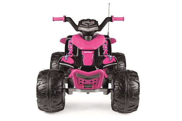 Peg Perego Corral T-Rex 330w 12v Pink Kids Ride On Quad