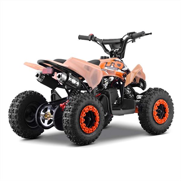 FunBikes Toxic 50cc Orange Kids Mini Petrol Quad Bike