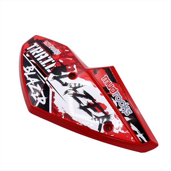 FunBikes GT80 Red Rear Mudguard LHS