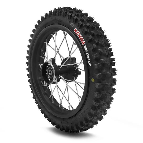 FunBikes MXR 2000w Electric Dirt Bike Complete Rear Steel Wheel Assembly