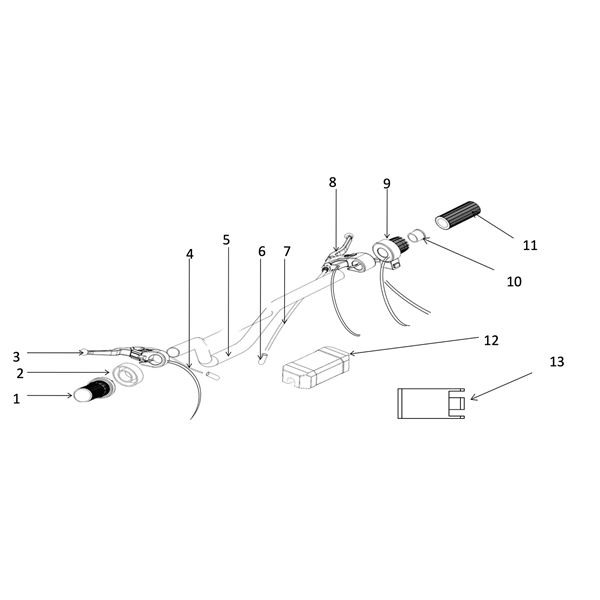 FunBikes MXR1000 Electric Dirt Bike Front Brake Lever