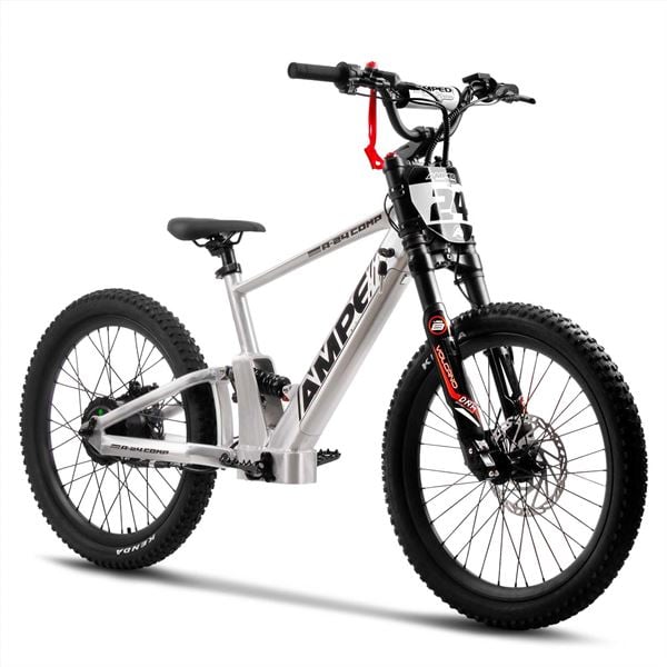 Amped A24 Comp 1500w 48v 10ah Li 24/24 Silver MX Electric Balance Bike